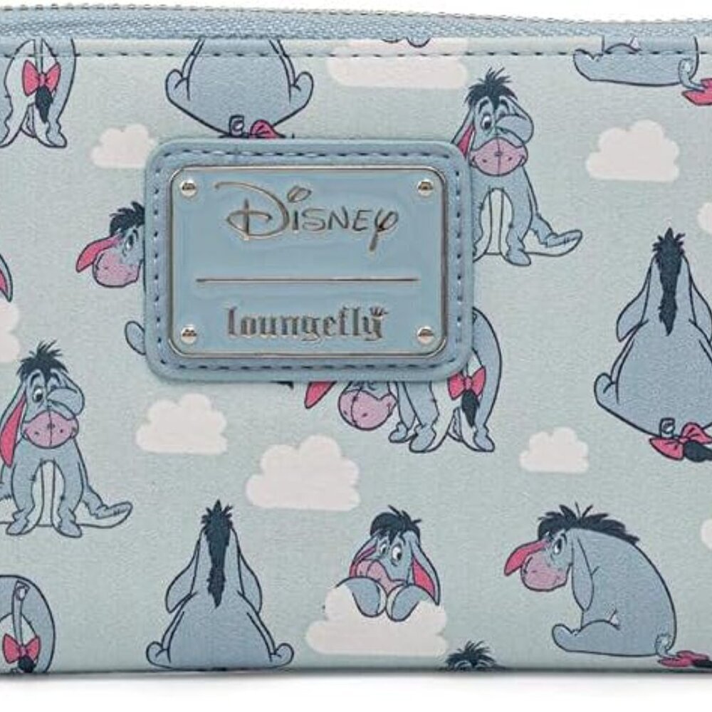 Eeyore Faux Leather Wallet Zip Around Cartoon Disney Winnie the Pooh for Women - Picture 3 of 5